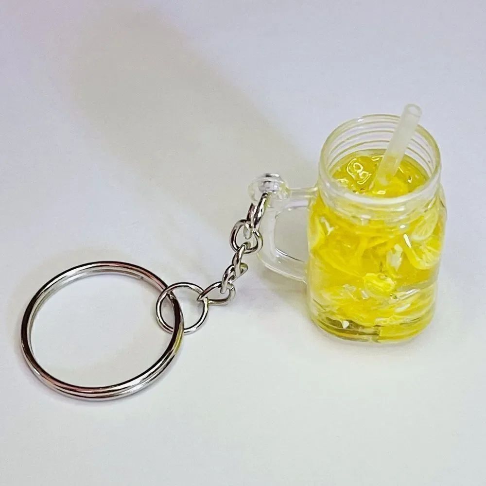 Lemon Drink Cooler Keychain
